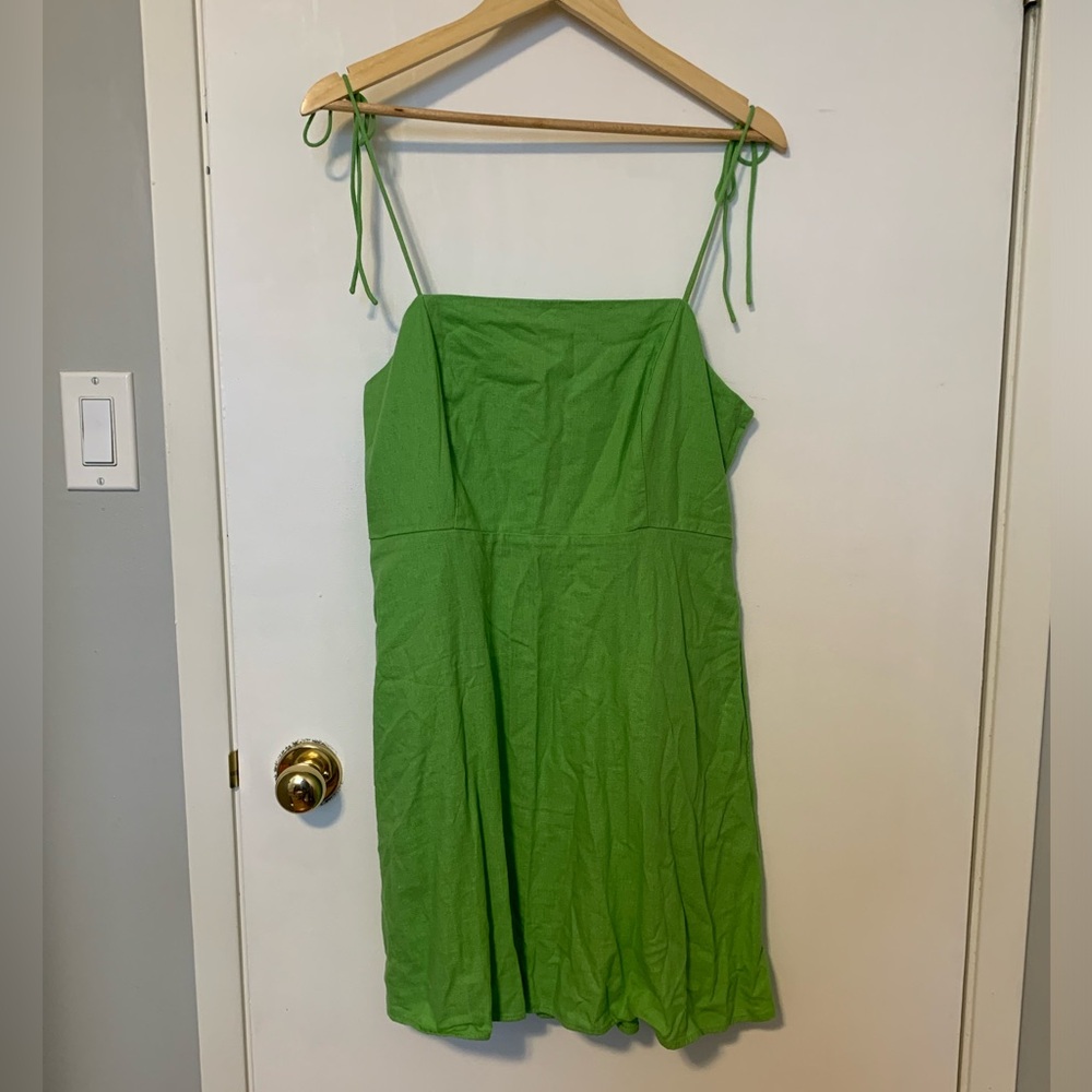Fit & Flare Shoulder tie Dress